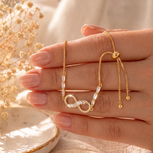 Crystal Infinity Bracelet