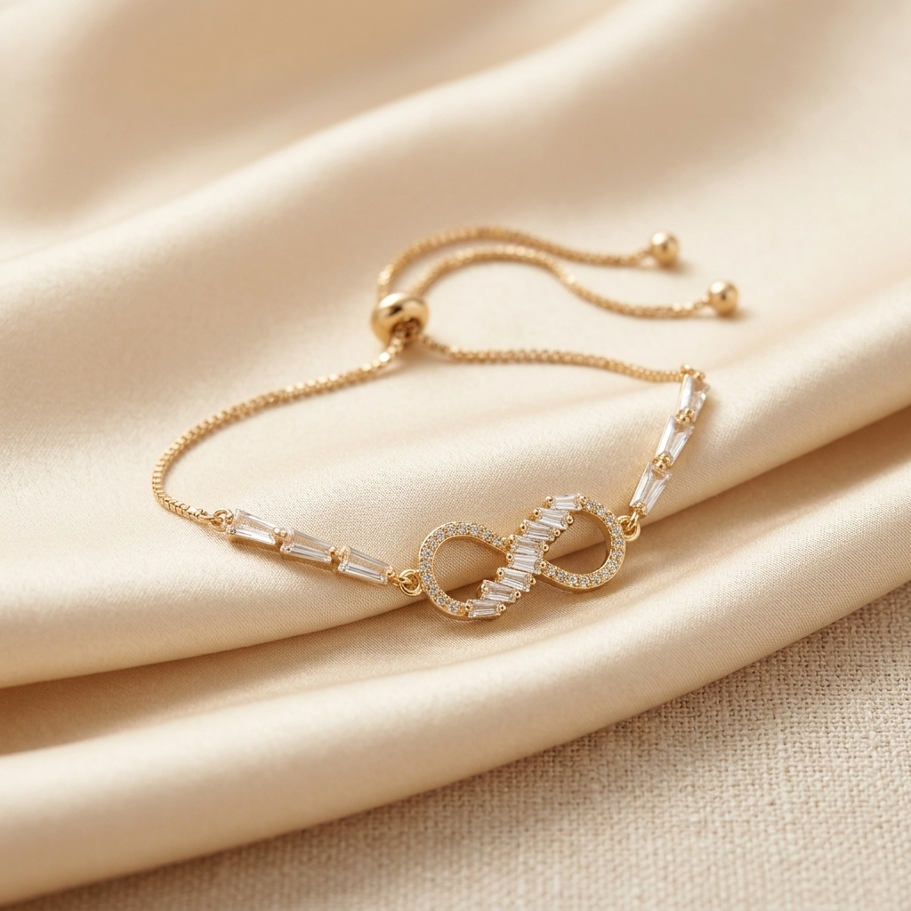 Crystal Infinity Bracelet