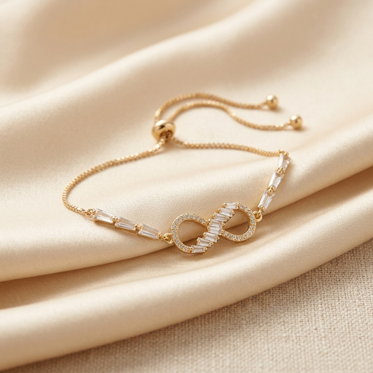Crystal Infinity Bracelet