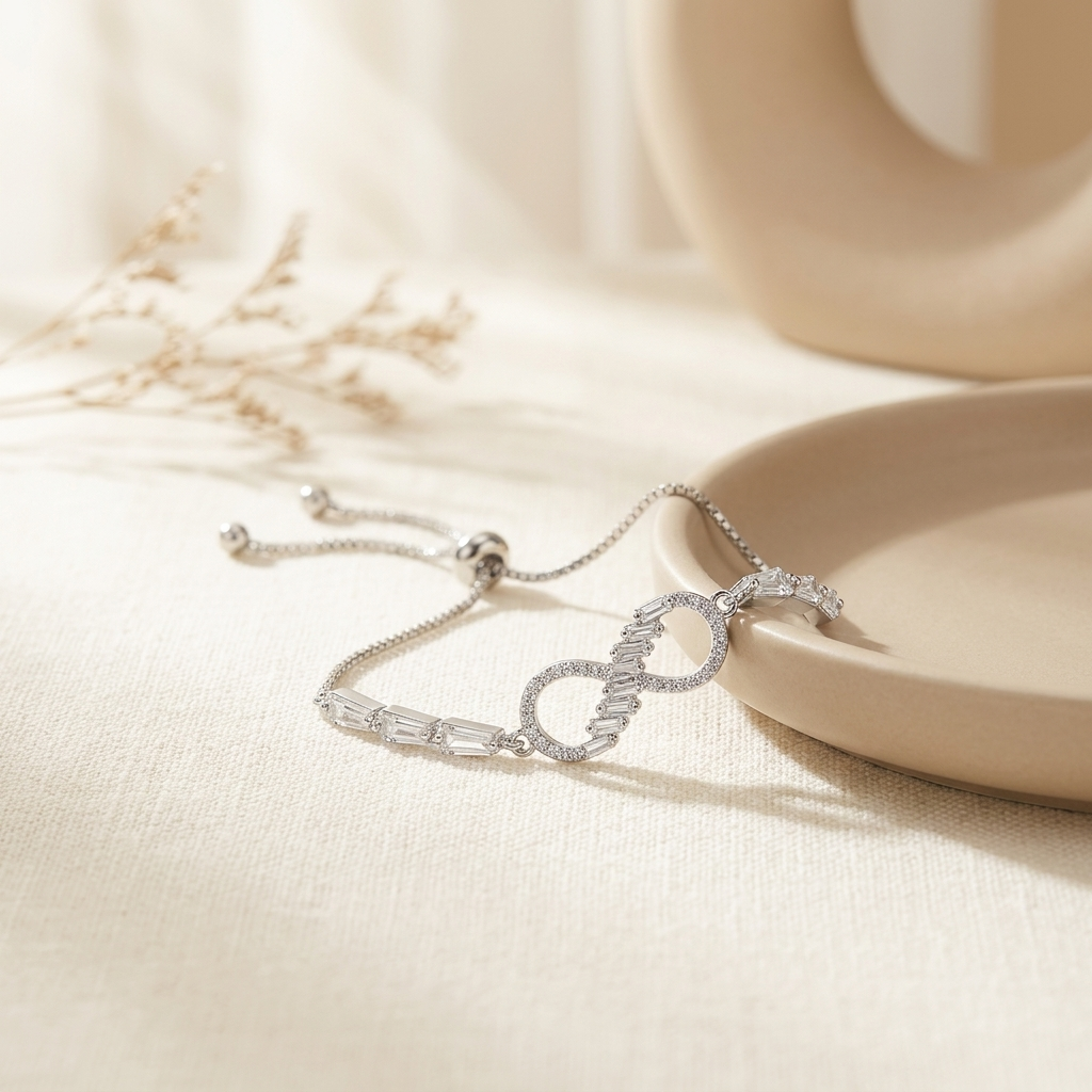 Crystal Infinity Bracelet