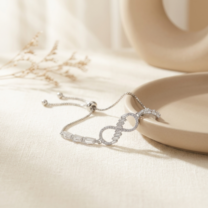 Crystal Infinity Bracelet