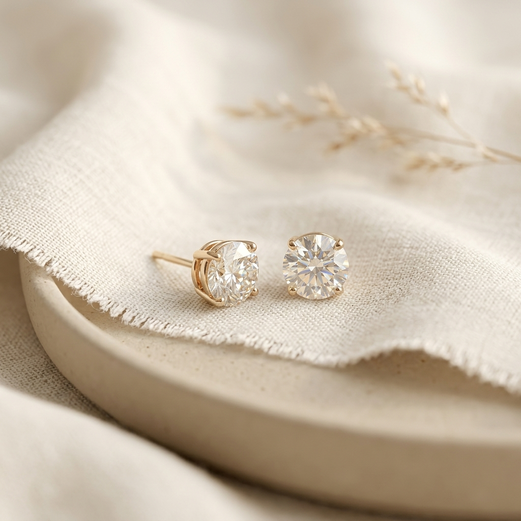 7-Day Gold Crystal Earrings Set – Style 8 gold earrings